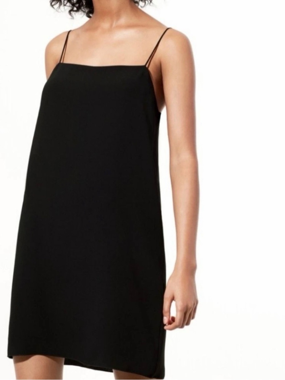 Aritzia Babaton Mauricio Slip Black Mini Dress Size 2